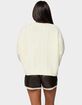 EDIKTED Braided Cable Knit Oversized Sweater image number 3