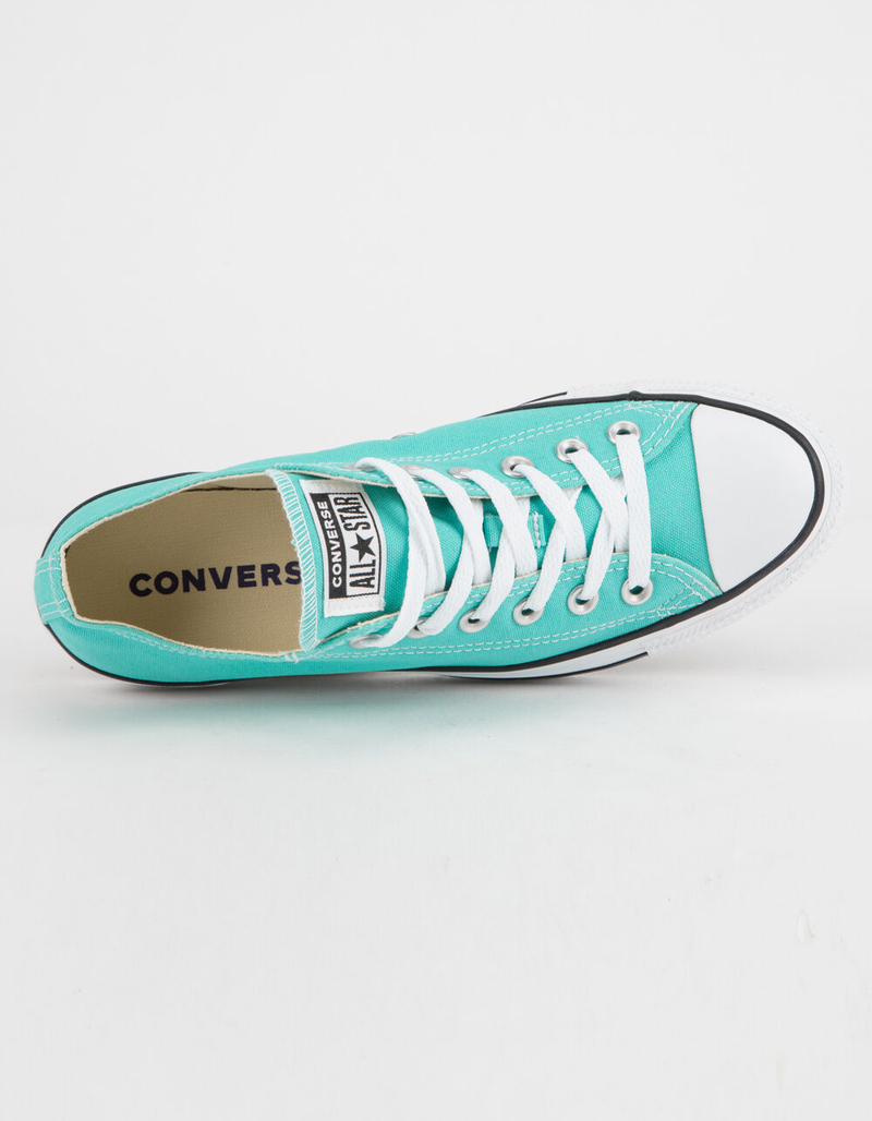 CONVERSE Chuck Taylor All Star Teal Low Top Womens Shoes image number 2