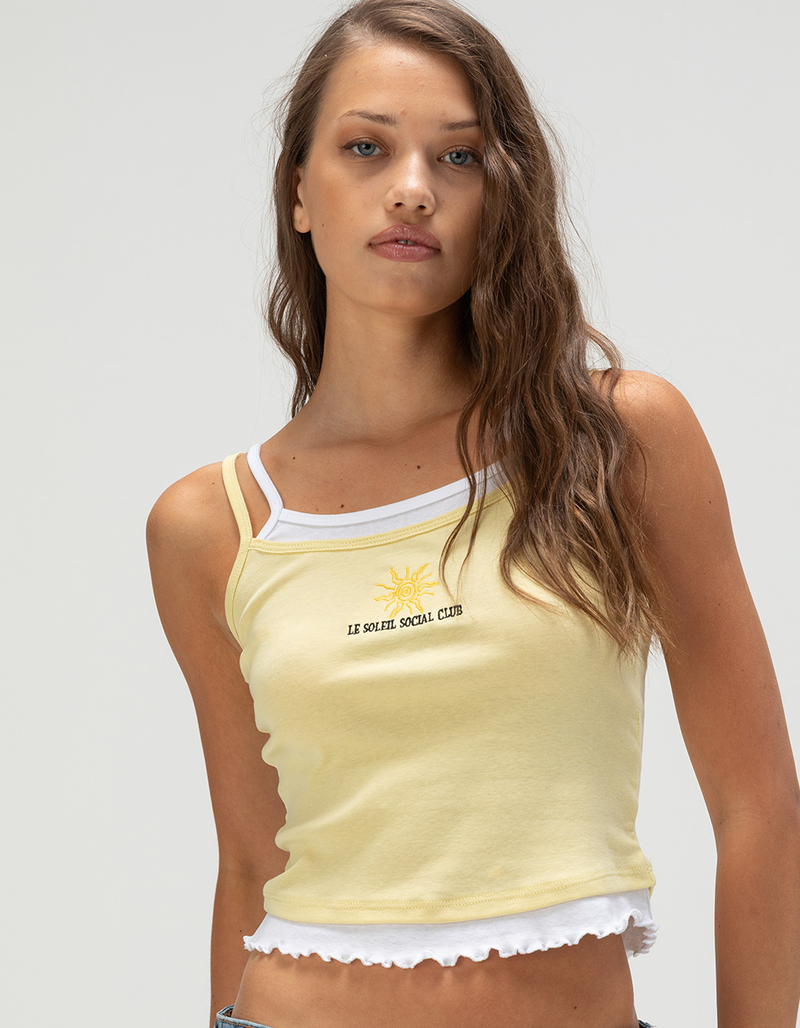 RSQ Womens Soleil Layer Tank Top image number 0
