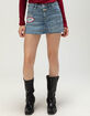 VON DUTCH Womens Low Rise Micro Mini Skort image number 2