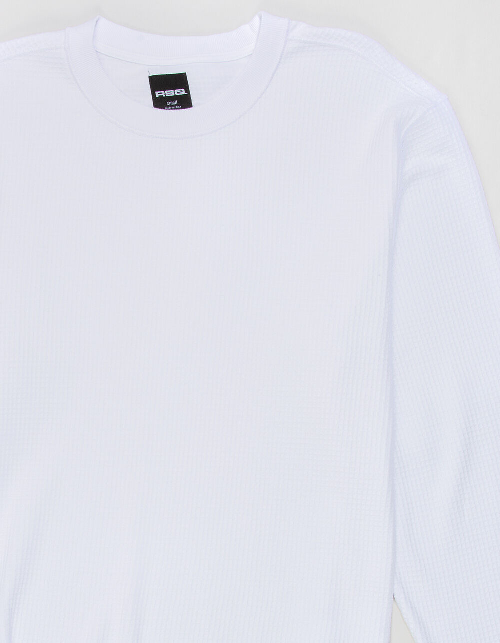 RSQ Mens Washed Boxy Thermal - WHITE | Tillys