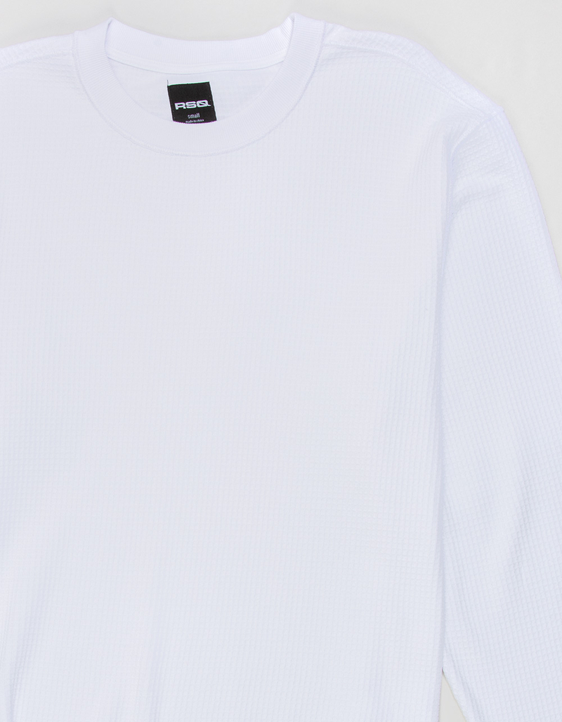 RSQ Mens Washed Boxy Thermal image number 6