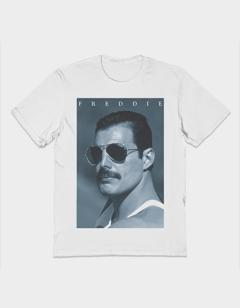 QUEEN Freddie Mercury Blue Unisex Tee image number 0