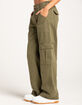 RSQ Womens Mid Rise D Ring Cotton Cargo Pants image number 3