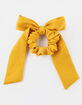 FULL TILT Mustard Bow Scrunchie image number 1