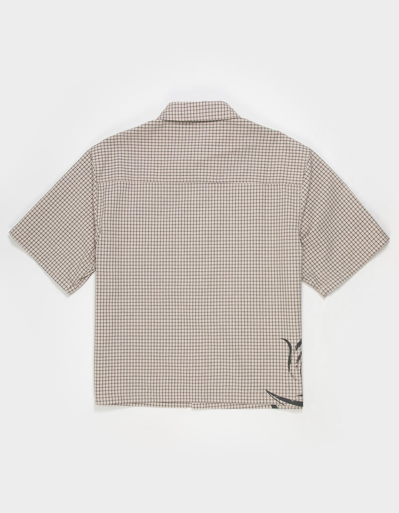 RSQ Mens Micro Plaid Button Up Shirt image number 2