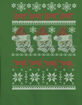 HOLIDAY Cat Santa Hat Unisex Ugly Christmas Sweatshirt image number 2