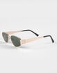 RSQ Oval Metal Sunglasses image number 1