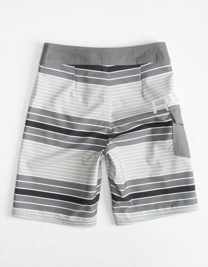 RVCA Uncivil Stripe Boys Smoke Boardshorts image number 1