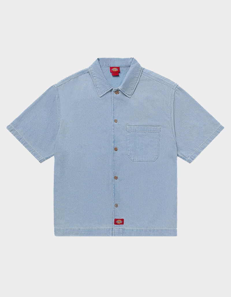 DICKIES Denim Mens Button Up Shirt image number 0