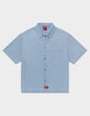 DICKIES Denim Mens Button Up Shirt image number 1
