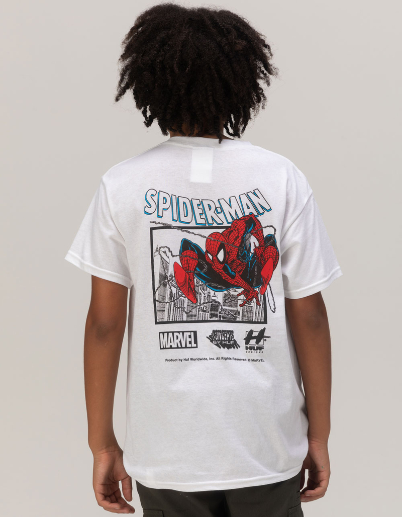 HUF x Marvel Spider-Man Webcrawler Boys Tee image number 4