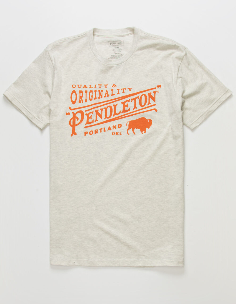 PENDLETON Vintage Logo Bison Mens Tee image number 0