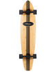 RETROSPEC Zed Black Pipeline 44" Longboard Skateboard image number 1