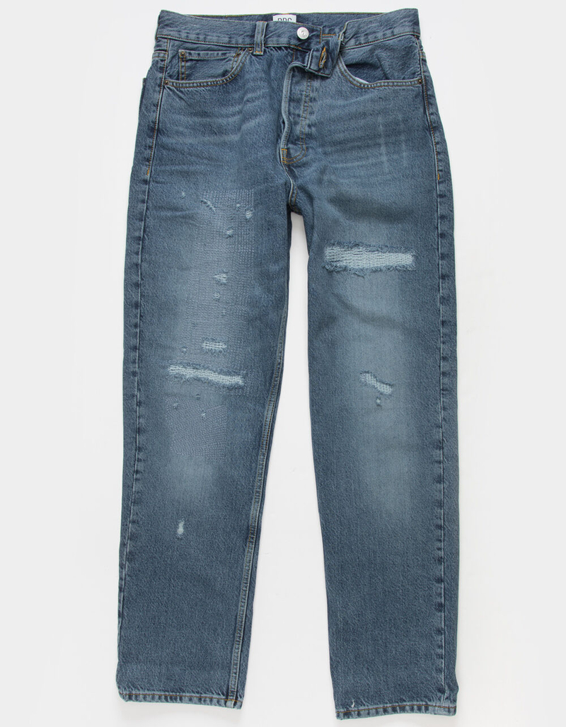 BDG Urban Outfitters Rip & Repair Distressed Mens Dad Jeans image number 1