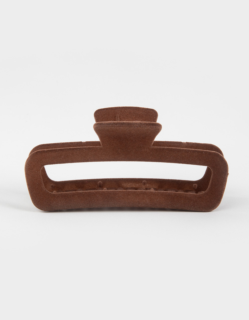 FULL TILT Oversized Velvet Claw Clip image number 1