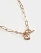 FULL TILT Heart Lock Toggle Necklace image number 2