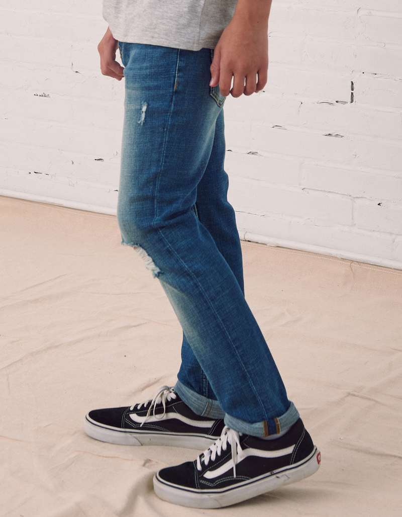 RSQ Boys Super Skinny Ripped Medium Vintage Jeans image number 2