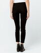 RSQ Cali High Rise Ankle Black Womens Skinny Jeans image number 4
