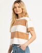 FIVESTAR GENERAL CO. Stripe Crop Womens Tee image number 2