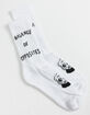 RVCA ANP Benj Skull Mens Crew Socks image number 1