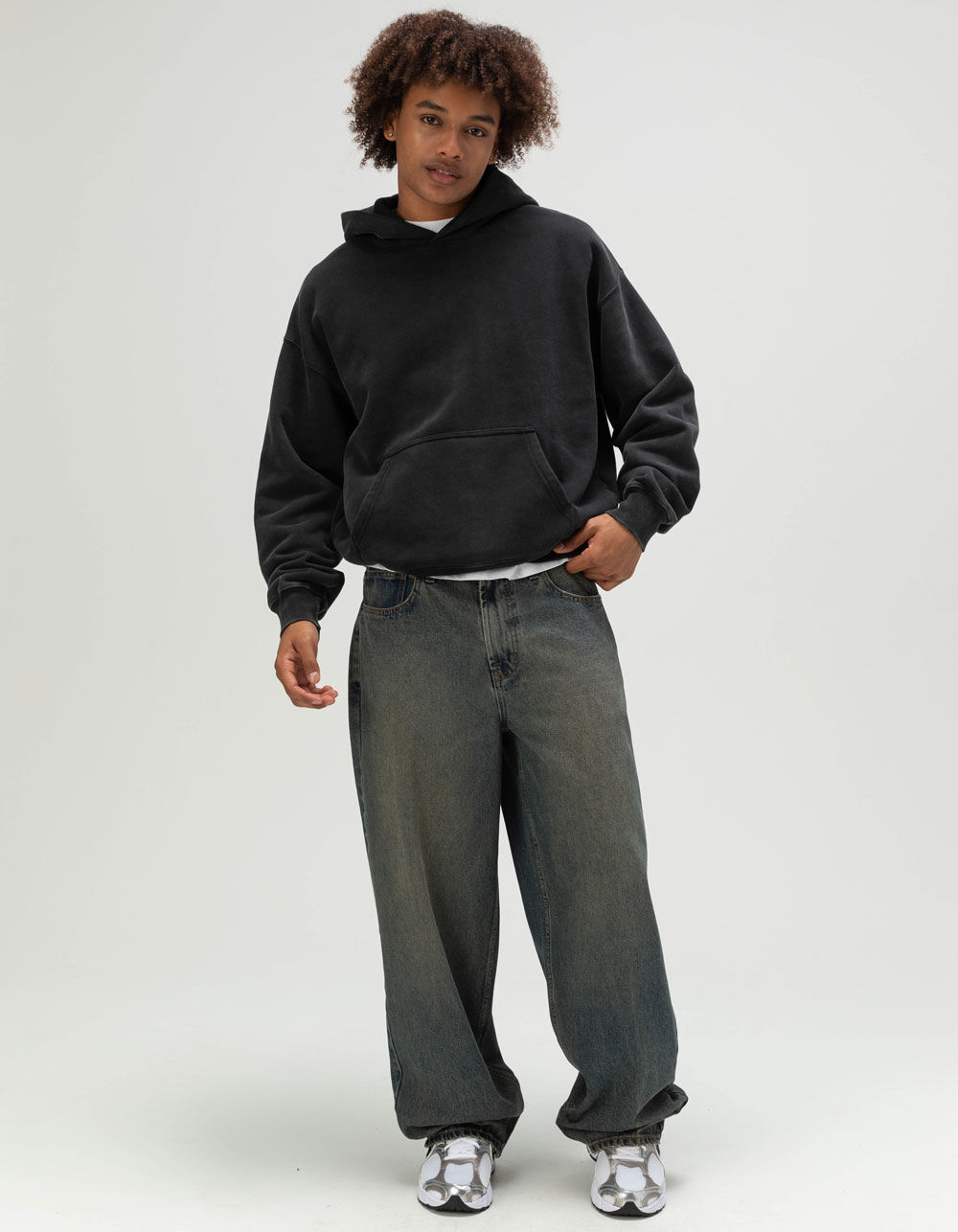 RSQ Mens Oversized Hoodie - BLACK - XS | Tillys