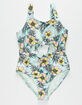 VOLCOM Wave Back Girls One Piece Swimsuit image number 1