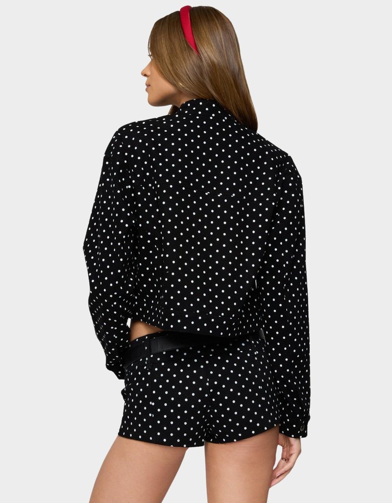 EDIKTED Tabitha Polka Dot Jacket image number 2