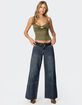 EDIKTED Laney Vintage Washed Low Rise Jeans image number 2