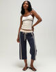 RUSTY Maneater Womens Fitted Halter Top image number 2