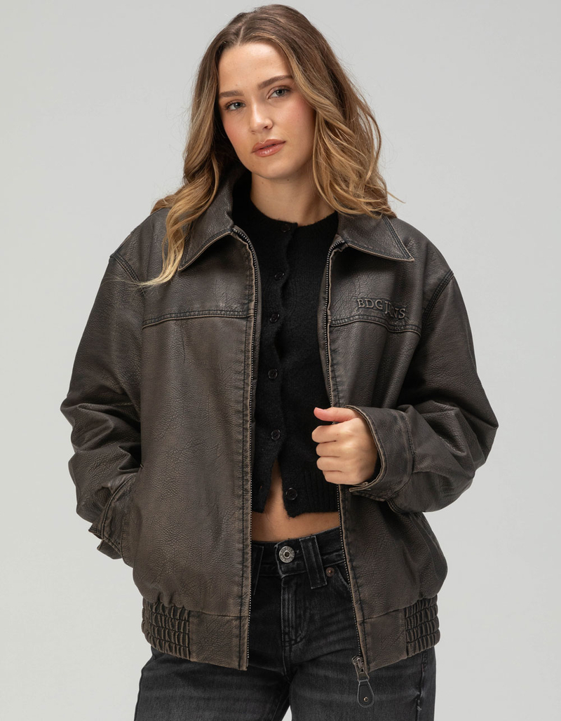 BDG Urban Outfitters Billie Vintage Faux Leather Womens Jacket image number 0