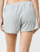 SPLENDID Lounge Heather Gray Womens Shorts image number 3