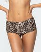 EDIKTED Mich Leopard Boy Short Bikini Bottoms image number 1