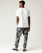RSQ Tie Dye Mens Black Jogger Sweatpants image number 5