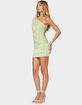 EDIKTED Fiora One Shoulder Cutout Mini Dress image number 3