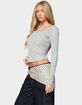 EDIKTED Makenna Scoop Neck Top image number 2