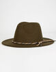 Felt Fedora Olive Hat image number 1