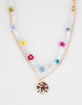 FULL TILT Layered Beaded Flower Necklace image number 2