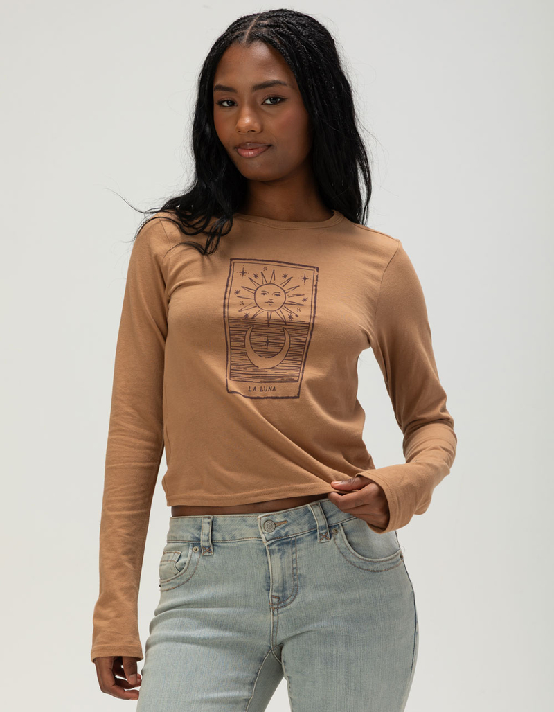 O'NEILL Starry Night Womens Long Sleeve Fitted Tee image number 0