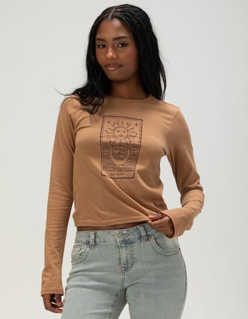 O'NEILL Starry Night Womens Long Sleeve Fitted Tee Primary Image