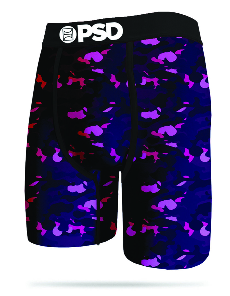 PSD x Sommer Ray Purple Camo Mens Boxer Briefs image number 1