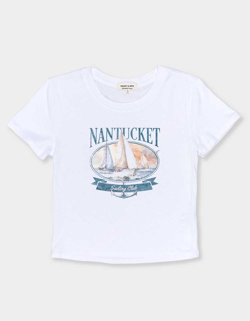 NANTUCKET Sailing Club Womens Baby Tee image number 1
