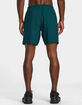 RVCA Yogger Stretch Mens 17" Athletic Shorts image number 3