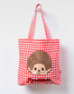 MONCHHICHI Gingham Tote Bag image number 1