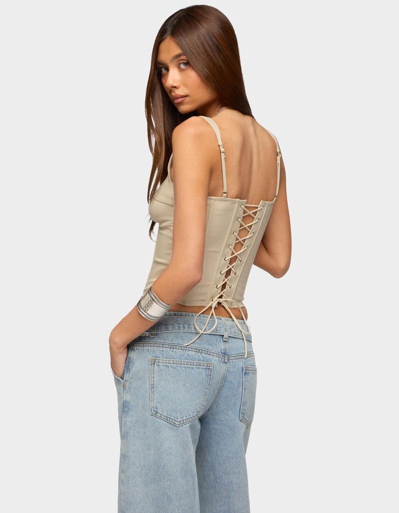 EDIKTED Awnya Structured Corset image number 2