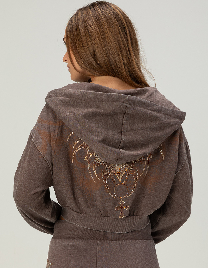 AFFLICTION Shred Fest Womens Zip-Up Hoodie image number 1