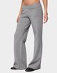 EDIKTED Lorie Wide Leg Knit Pants image number 2