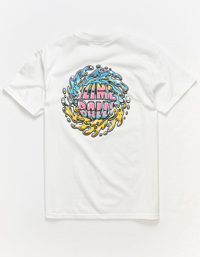 SLIME BALLS Chrome Logo Mens Tee image number 0