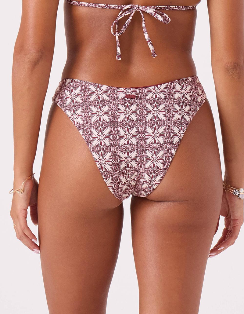 ROXY Batik Bloom Scoop Cheeky Bikini Bottoms image number 2