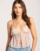RSQ Womens Flyaway Mesh Cami image number 1